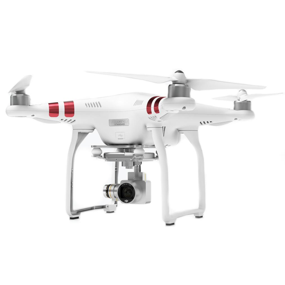 DJI Phantom 3 Standard Drohne einzeln mit Propellern