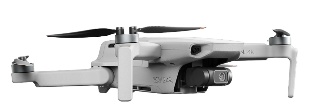 DJI Mini 4K Drohne einzeln mit Propellern