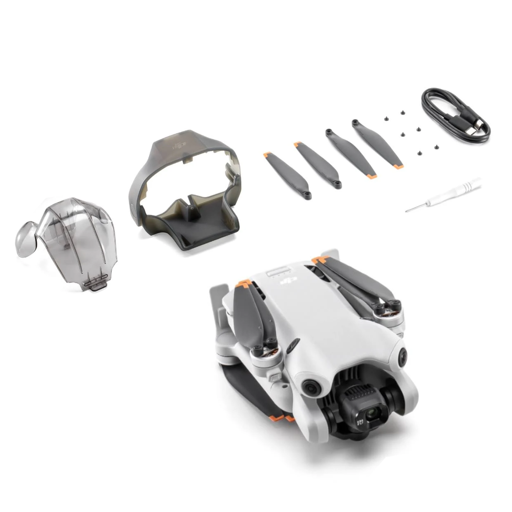DJI Mini 4 Pro Drohne einzeln mit Propellern