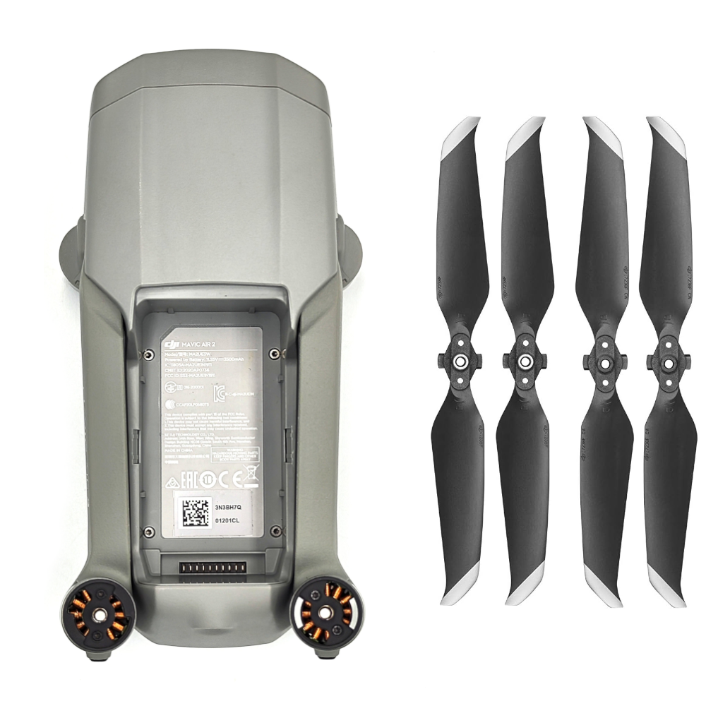 DJI Air 2 Drohne einzeln mit Propellern
