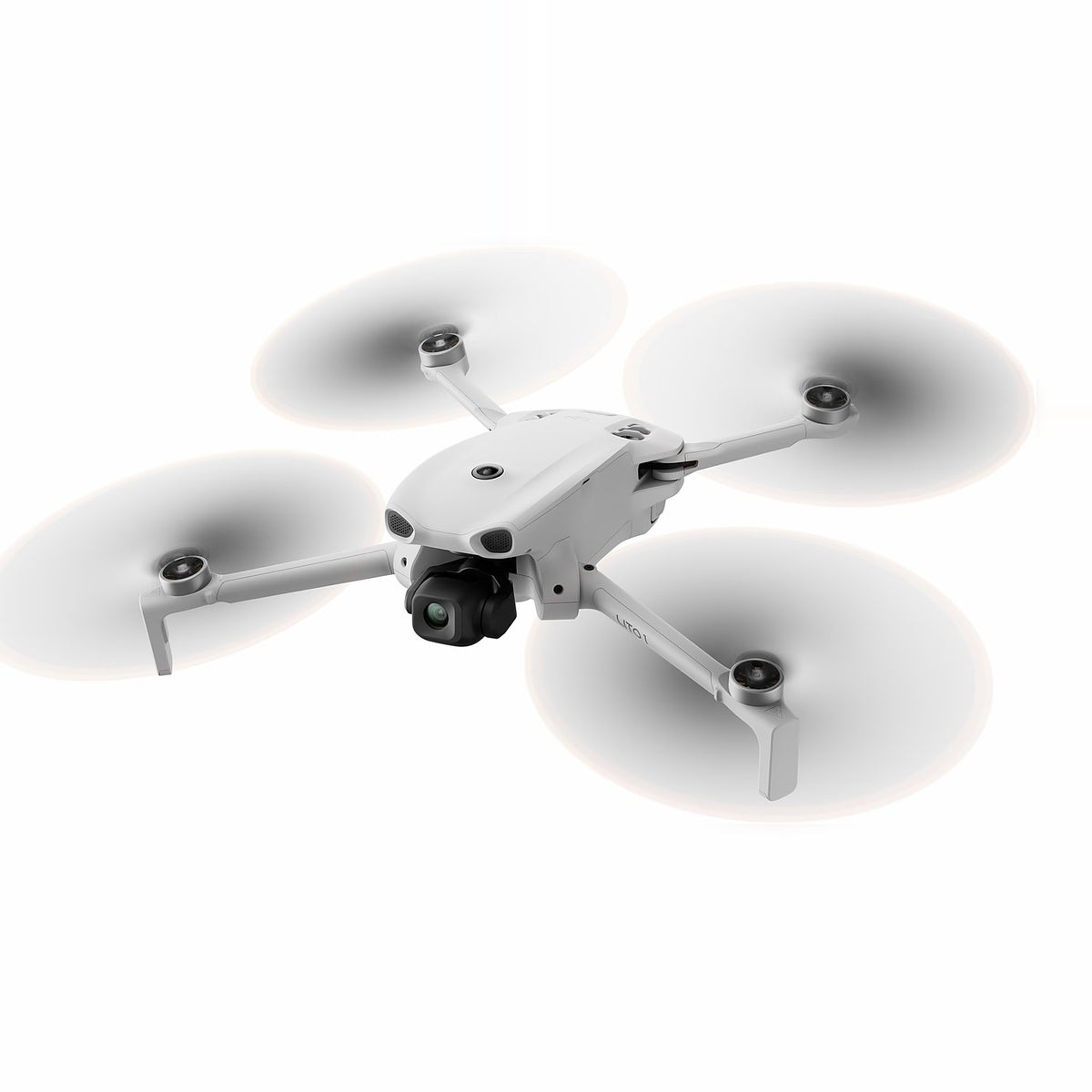 DJI Lito 1 Ersatzdrohne im Flug mit drehenden Propellern