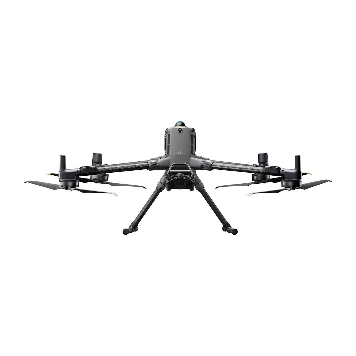 DJI Matrice 400 von vorn mit ausgeklappten Armen und Landegestell