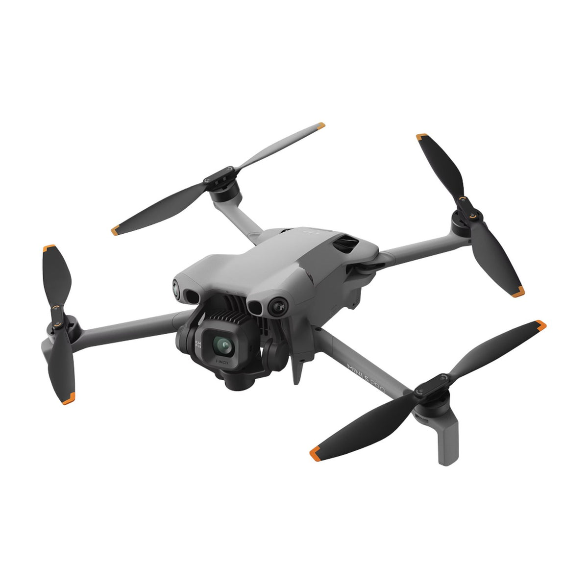 DJI Mini 5 Pro Drohne schräg von vorne