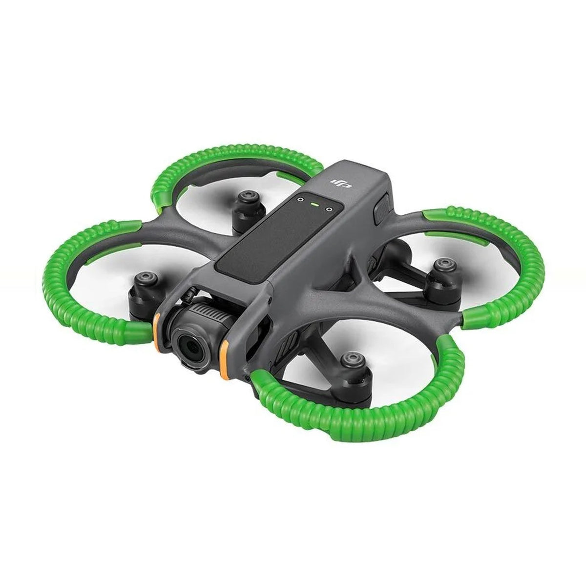 DJI Avata 2 mit STARTRC Anti-Kollisionsringen schräg von vorn