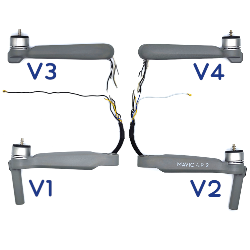 DJI Mavic Air 2 Arm mit Motor, Antenne & Leuchte