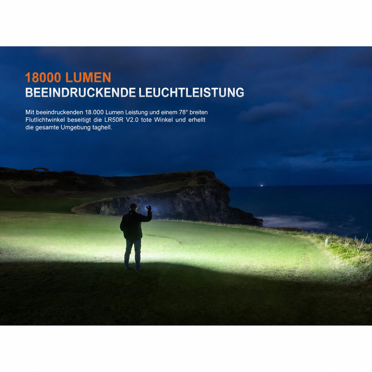 Fenix LR50R V2.0 – High-End Suchscheinwerfer