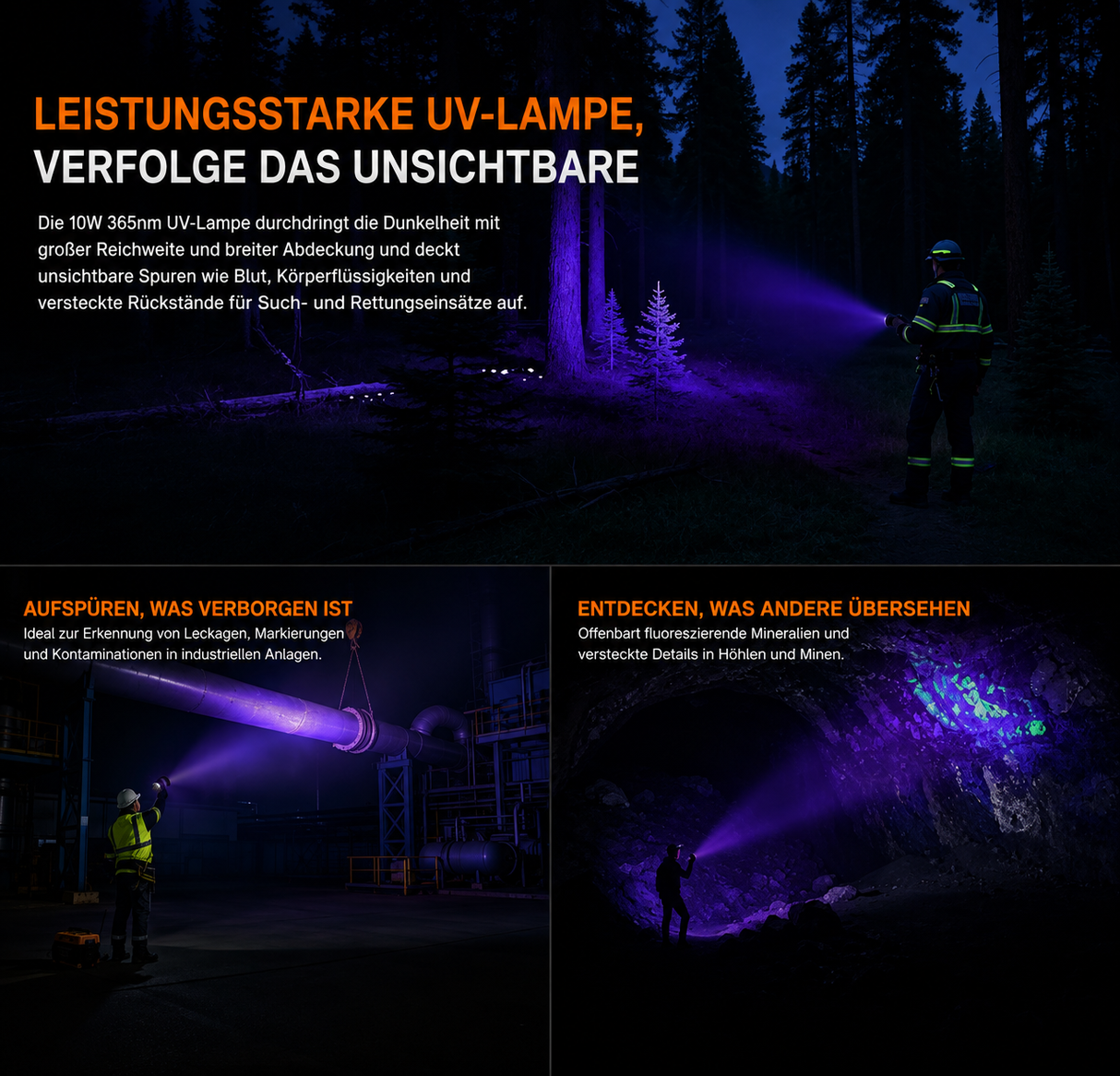 Fenix LR50R V2.0 – High-End Suchscheinwerfer