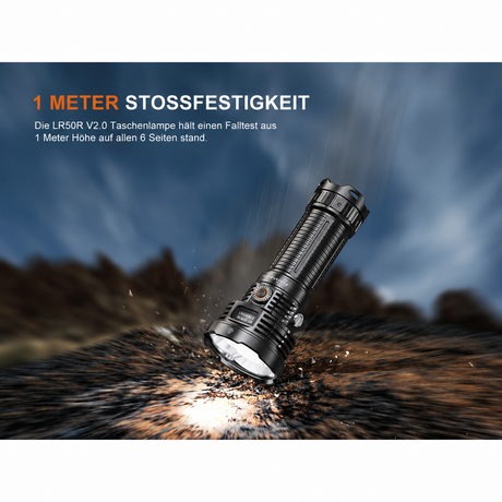 Fenix LR50R V2.0 – High-End Suchscheinwerfer