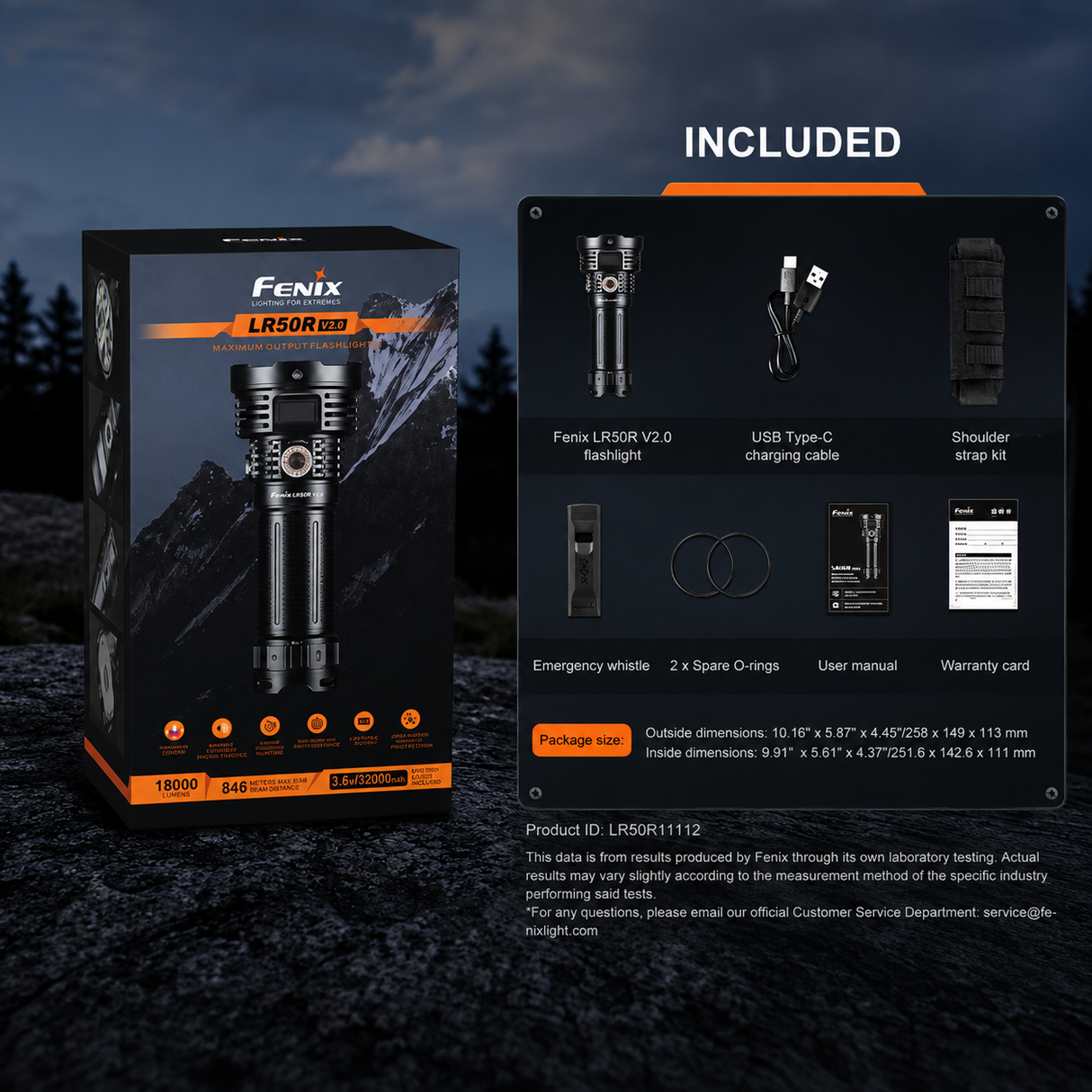 Fenix LR50R V2.0 – High-End Suchscheinwerfer