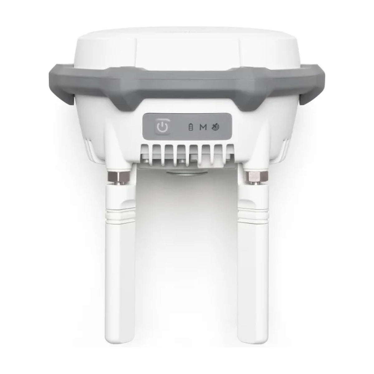 DJI D-RTK 3 Multifunktionsstation von vorne mit zwei Antennen