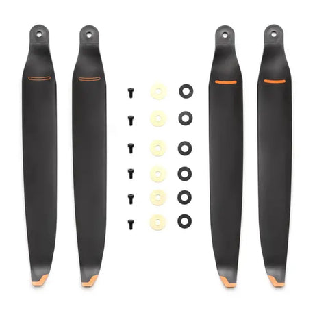DJI Matrice 400 2510F Propeller: vier Blätter mit Schrauben und Unterlegscheiben