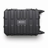 DJI BS100 Akkuladestation für die Matrice 400 von oben mit DJI-Enterprise-Schild