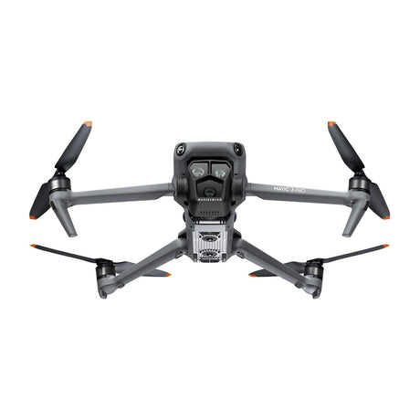 DJI Mavic 3 Pro Ersatzdrohne in der Frontansicht mit Hasselblad-Dreifachkamera