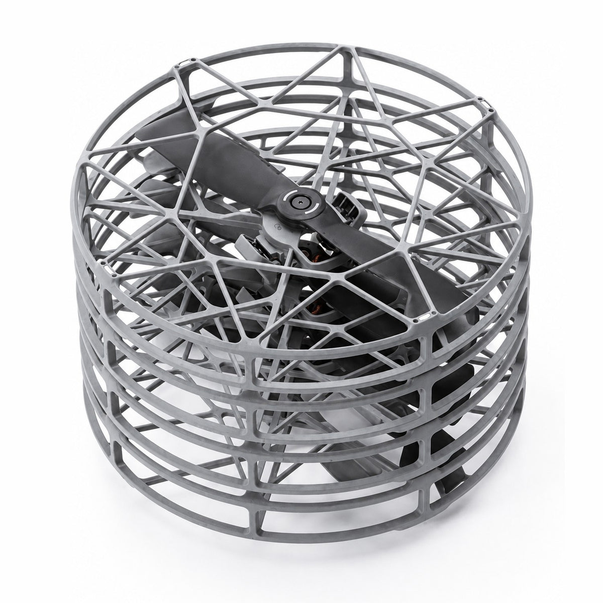 DJI Mini 5 Pro Propellerschutz magnetisch gestapelt zum Verstauen