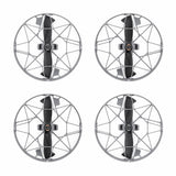 DJI Mini 5 Pro Propellerschutz in der Draufsicht mit orange und grau markierten Propellern