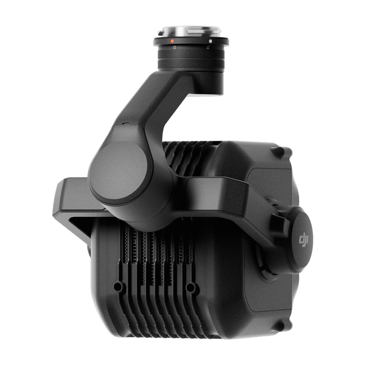 DJI Zenmuse S1 Scheinwerfer von hinten mit Kühlrippen und Gimbalarm