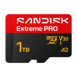 SanDisk Extreme PRO microSDXC 1 TB Speicherkarte von vorn