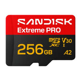 SanDisk Extreme PRO microSDXC 256 GB Speicherkarte von vorn