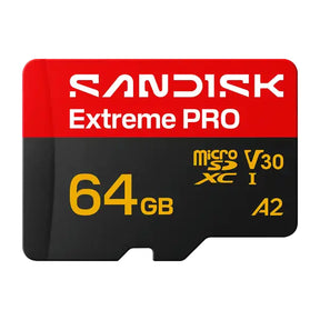 SanDisk Extreme PRO microSDXC 64 GB Speicherkarte von vorn
