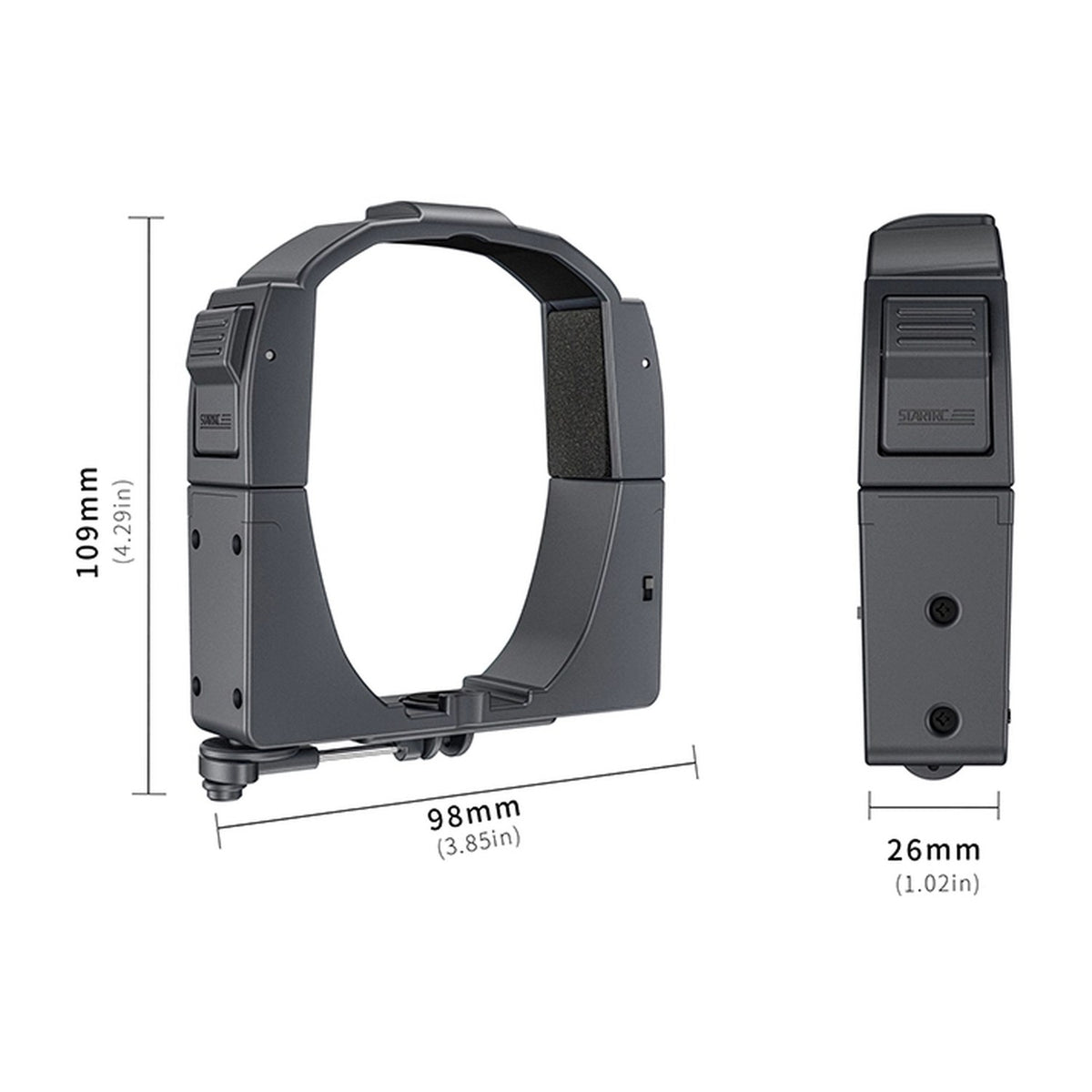 STARTRC Abwurfsystem für DJI Mavic 4 Pro: Maße 109 × 98 × 26 mm
