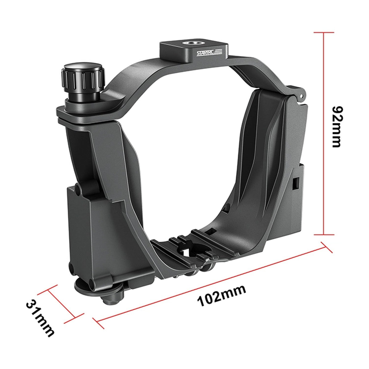 STARTRC Abwurfsystem für DJI Air 3/Air 3S: Maße 102 × 92 × 31 mm