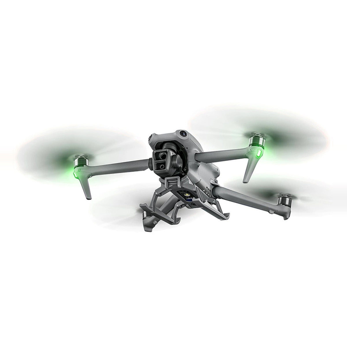 DJI Air 3 mit STARTRC Landegestell im Flug