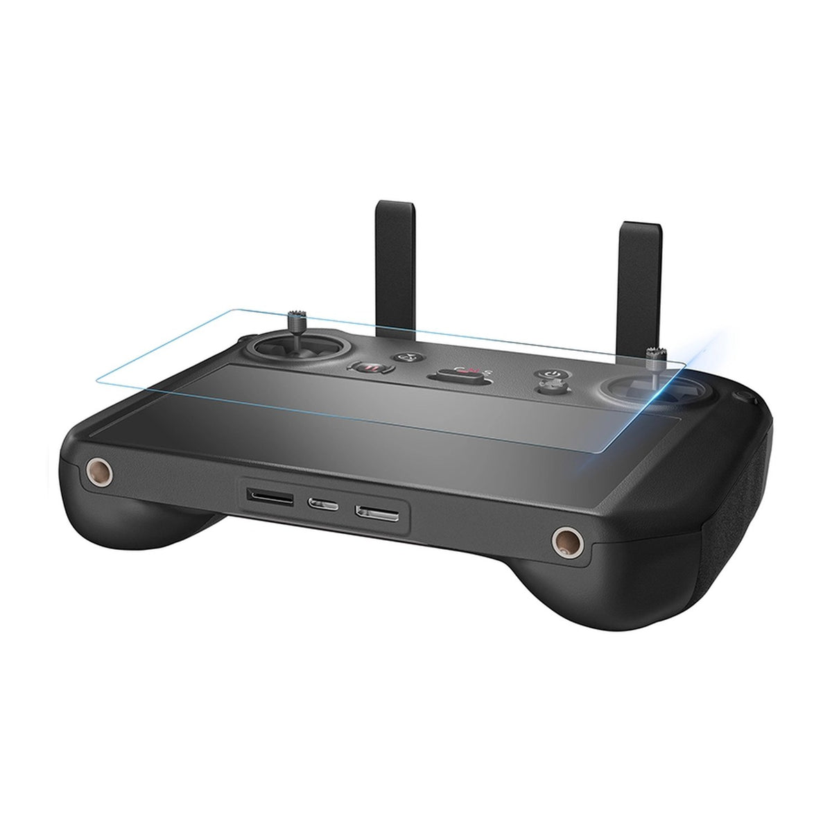 STARTRC Panzerglas wird auf das Display der DJI RC Pro gelegt