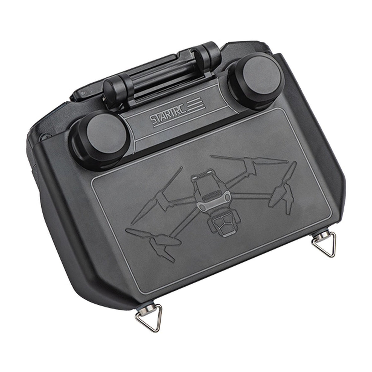 STARTRC 2-in-1 Schutzabdeckung geschlossen auf der DJI RC Pro