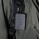 STARTRC Speicherkarten-Etui mit Karabiner am Rucksackgurt
